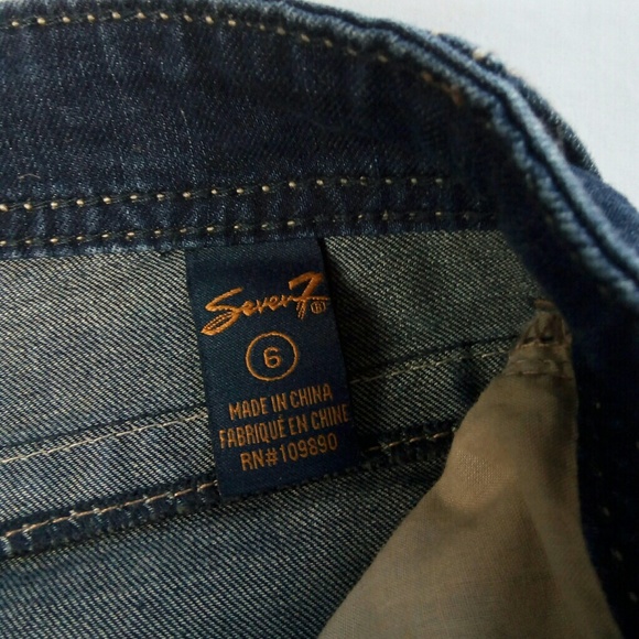 Seven 7 denim jean shorts - Picture 6 of 8